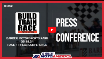 Video: Royal Enfield Build. Train. Race. Press Conference After Race One From Barber Motorsports Park